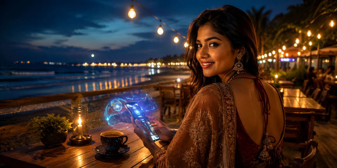 কক্সবাজারে সমুদ্র সৈকতে বসে bd 345 মোবাইলে ক্রিকেট বেটিং করছেন একজন খেলোয়াড়